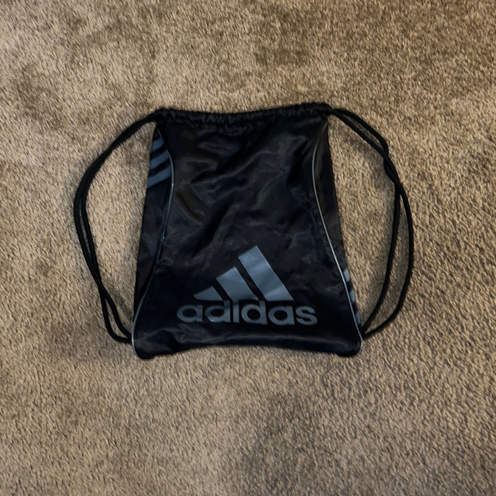 Black Adidas String Bag